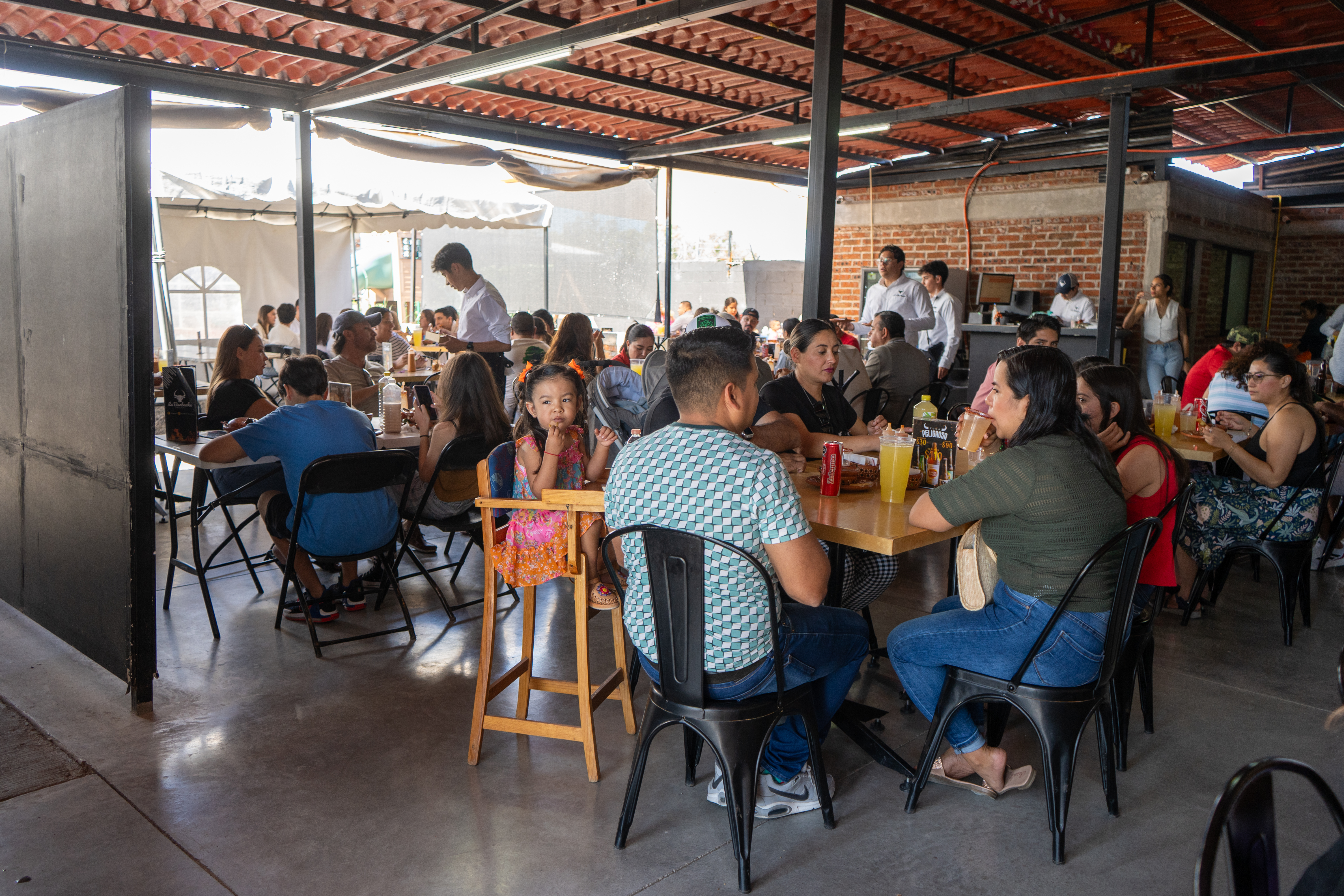 Terraza del restaurante La Barbacha